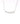 Silver diamond bar necklace